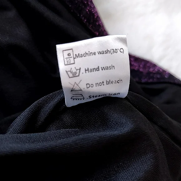 Elegant Purple One-Shoulder Dress - Picture 13 of 14